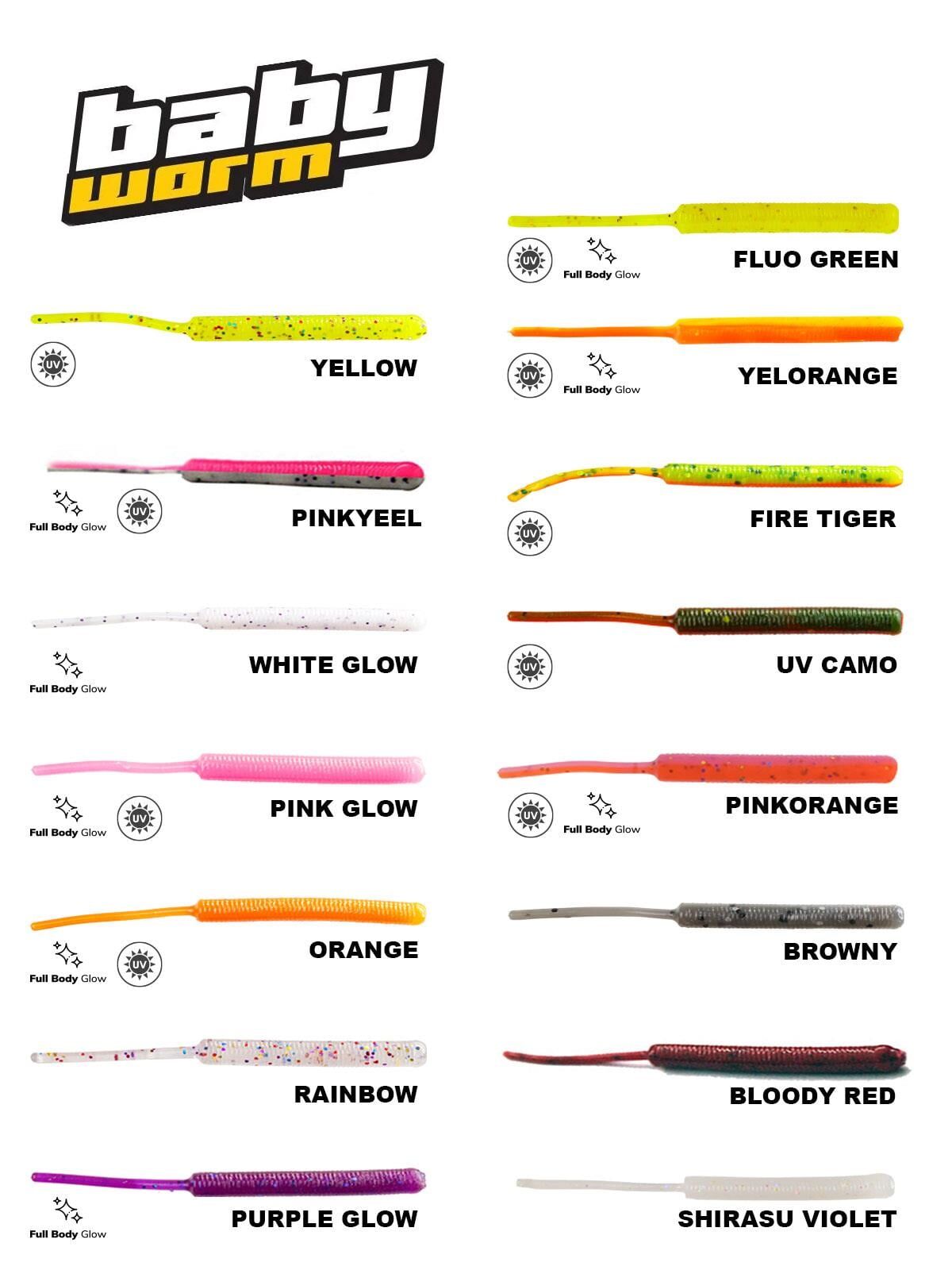 Fujin Baby Worm 5,2cm Floating LRF Silikonu