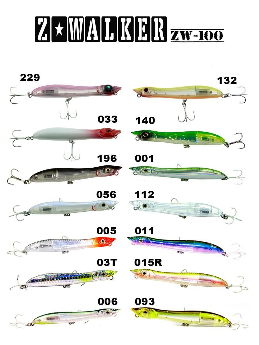Fujin Z-Walker 100mm 11gr Su Üstü Maket Balık