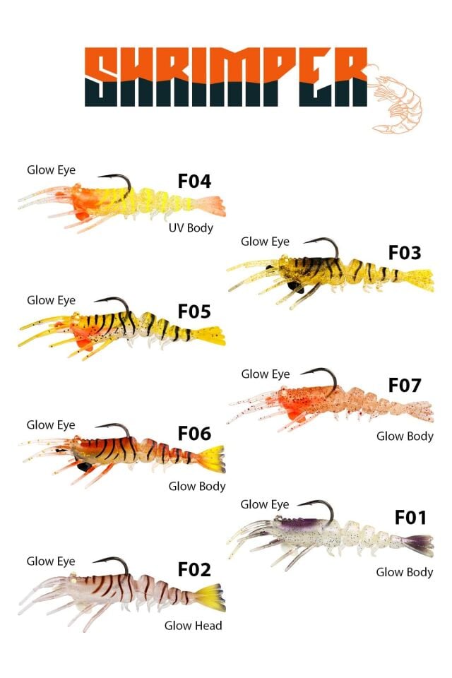 Fujin Shrimper 75mm 8.5gr Silikon Karides